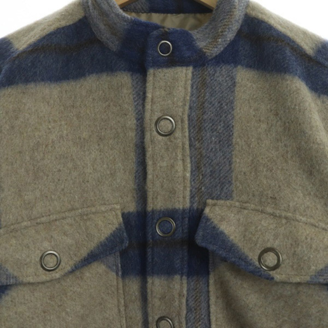 three dots(スリードッツ)のスリードッツ wool shaggy cpo shirts シャツジャケット メンズのジャケット/アウター(その他)の商品写真