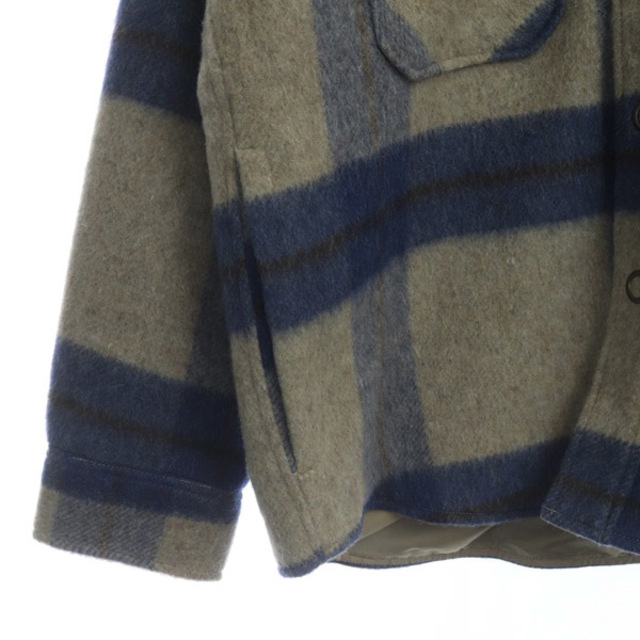 three dots(スリードッツ)のスリードッツ wool shaggy cpo shirts シャツジャケット メンズのジャケット/アウター(その他)の商品写真