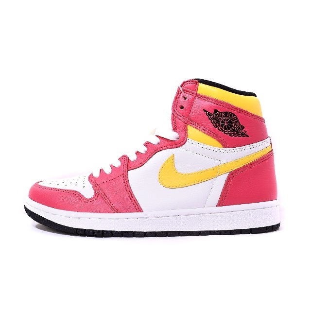 【新品、本物、当店在庫だから安心】 NIKE - NIKE AIRJORDAN1 HIGH OG LIGHT FUSION RED スニーカー