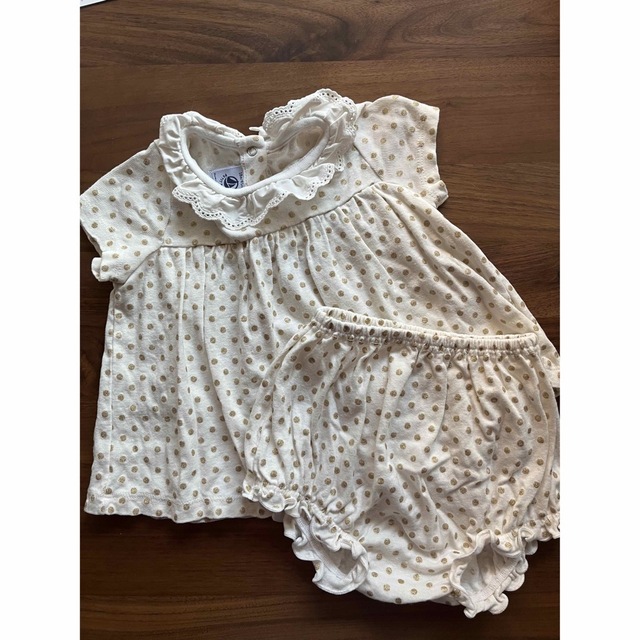 PETIT BATEAU(プチバトー)のPETIT BATEAU　プチバトー　セットアップ　 キッズ/ベビー/マタニティのベビー服(~85cm)(ワンピース)の商品写真