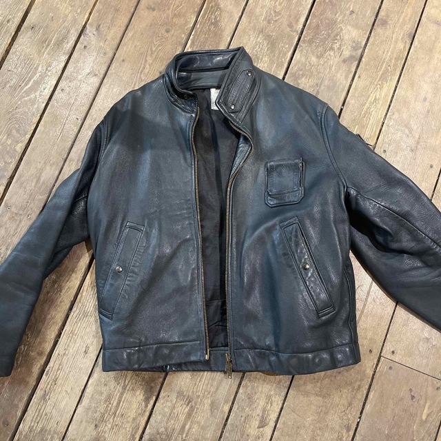 12月スーパーSALE 15%OFF】 フランス軍 レザージャケット ミリタリー