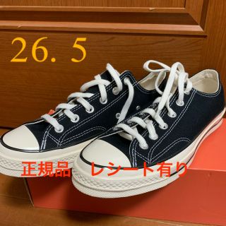 コンバース(CONVERSE)の新品未使用　converse チャックテイラー CT70 ブラック 26.5cm(スニーカー)