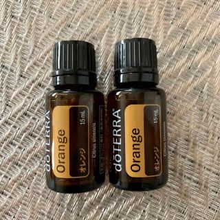 ドテラ(doTERRA)のドテラ doTERRA エッセンシャルオイル 精油 オレンジ 2本 新品未開封(エッセンシャルオイル（精油）)