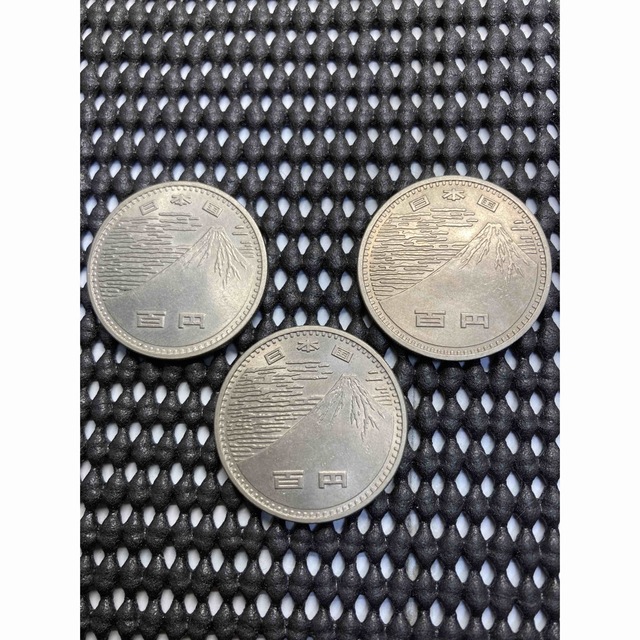 EXPO70 記念硬貨　100円　3枚 エンタメ/ホビーの美術品/アンティーク(貨幣)の商品写真