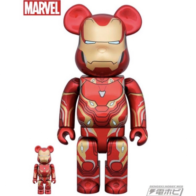 BE@RBRICK IRON MAN MARK 50 100％ & 400%