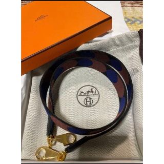 エルメス(Hermes)のエルメス　バンドリエール　ストラップ　フリッパーボール　70cm(バッグチャーム)