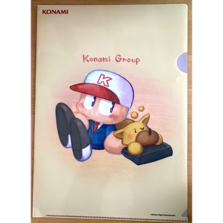 コナミ(KONAMI)のコナミ　非売品　クリアファイル(クリアファイル)