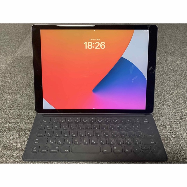 iPad Pro12.9インチ 純正キーボード付きスマホ/家電/カメラ