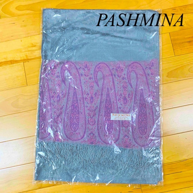 PASHMINA パシュミナ ショール　カシミヤ100% 大判ストール