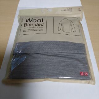 ユニクロ(UNIQLO)のユニクロ　メンズウールブレンドタートルネックT（長袖）kickback様専用(Tシャツ/カットソー(七分/長袖))