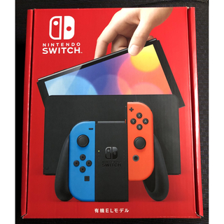 ニンテンドースイッチ(Nintendo Switch)のNintendo switch 本体 有機ELモデル ネオン　新品未使用(家庭用ゲーム機本体)