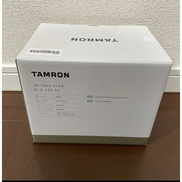 経典ブランド TAMRON - 新品、未使用 TAMRON 28-75mm F2.8 Di III VXD ...