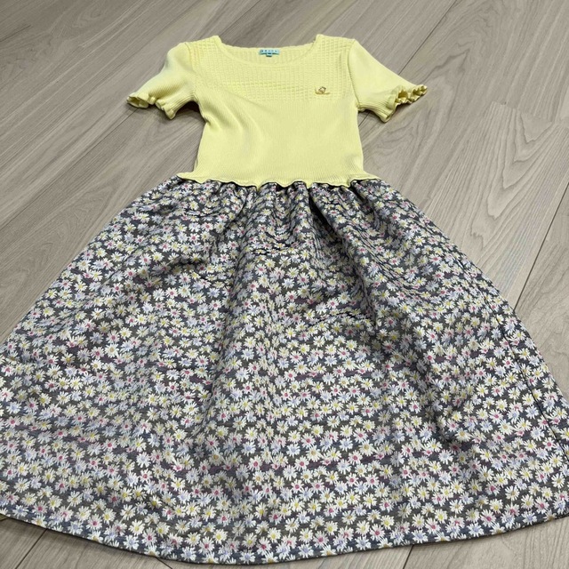 TOCCA(トッカ)のトッカ150センチアンサンブルニットワンピ キッズ/ベビー/マタニティのキッズ服女の子用(90cm~)(ワンピース)の商品写真