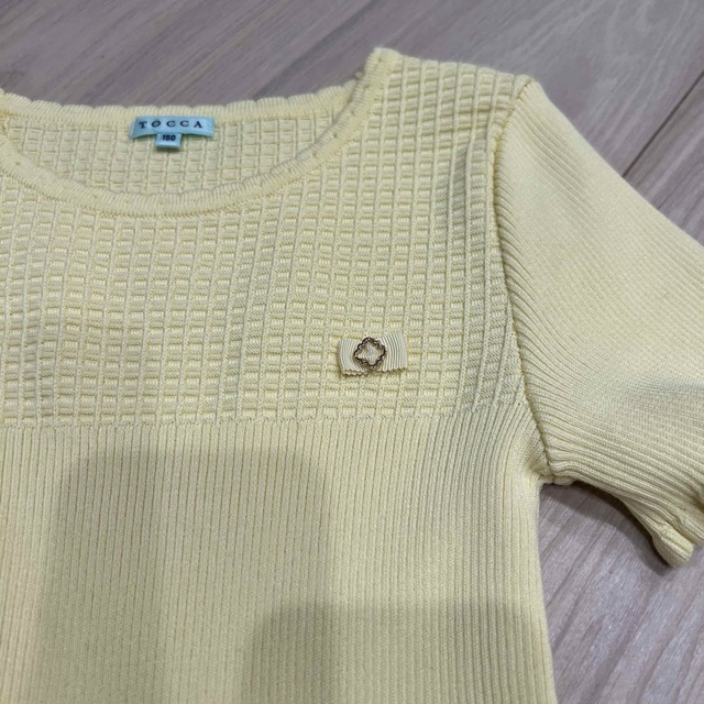 TOCCA(トッカ)のトッカ150センチアンサンブルニットワンピ キッズ/ベビー/マタニティのキッズ服女の子用(90cm~)(ワンピース)の商品写真