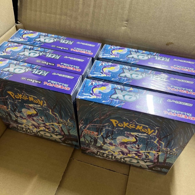 ポケモンカードバイオレットex シュリンク付き　6BOX