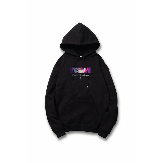 VAULTROOM × CYBERPUNK LUCY HOODIE/BLK XL