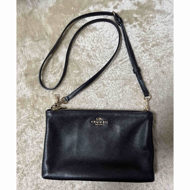 COACH  コーチ　ペブルドレザー ミニ ショルダーバッグ