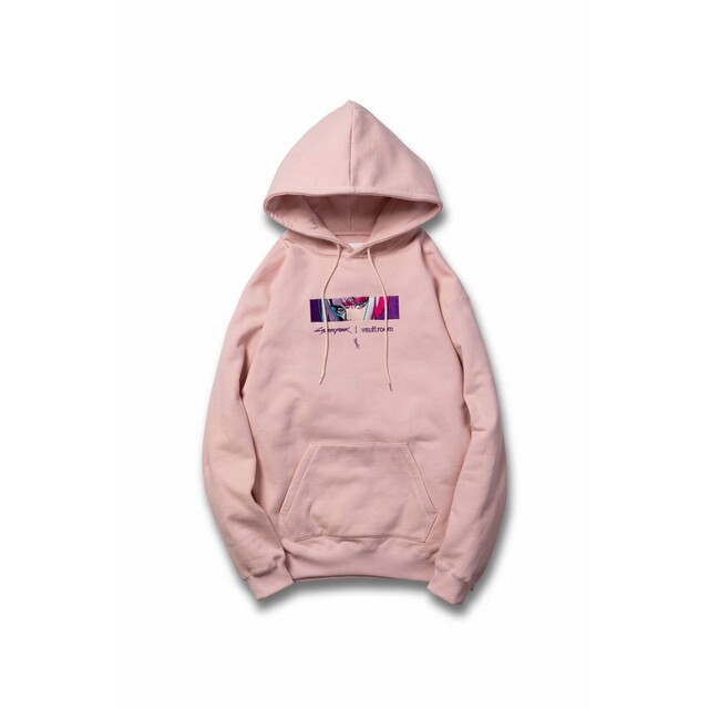 VAULTROOM × CYBERPUNK LUCY HOODIE/PNK XL メンズのトップス(パーカー)の商品写真