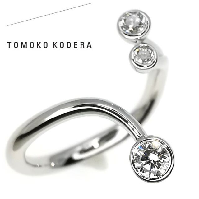 TOMOKO KODERA コデラ トモコ Pt ダイヤ リング 0.17ct レディースのアクセサリー(リング(指輪))の商品写真