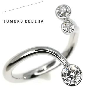 TOMOKO KODERA コデラ トモコ Pt ダイヤ リング 0.17ct(リング(指輪))