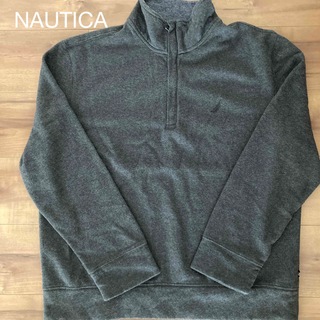 ノーティカ(NAUTICA)の90s NAUTICA ノーティカ ハーフジップ スウェットジャージ 刺繍ロゴ(スウェット)