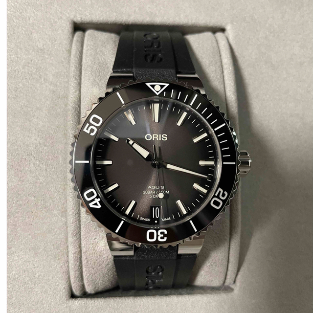 低価格の ORIS オリス - ORIS アクイス 4154R 7769 400 デイト 腕時計