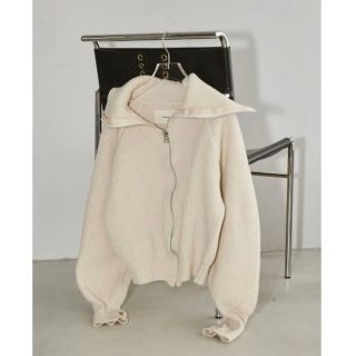 トゥデイフル(TODAYFUL)のトゥデイフル  Washedwool Zip Knit(ニット/セーター)