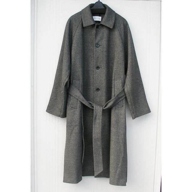 GLOBAL WORK - ウーリーテック ステンカラーコート 新品 M(~L