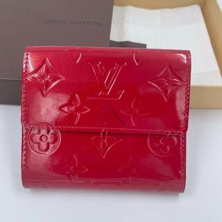 LOUIS VUITTON - 【正規品・美品】LOUIS VUITTON 財布 赤 2つ折り 箱