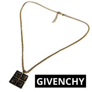 正規品★ GIVENCHY ヴィンテージ　Gロゴネックレス　ロゴプレート