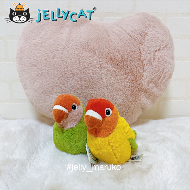 【新品】ジェリーキャット コザクラ インコ 鳥 jellycat ぬいぐるみ