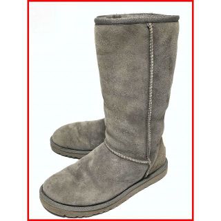 アグ(UGG)のUGG アグ 6≒23cm ブーツ ムートン グレー レディース E(ブーツ)