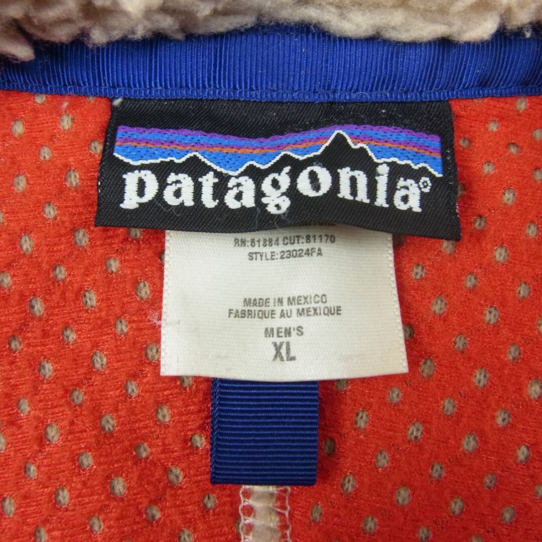 patagonia パタゴニア 23024 クラシック レトロ カーディガン ナチュラル フリース ジャケット ベージュ系 XL