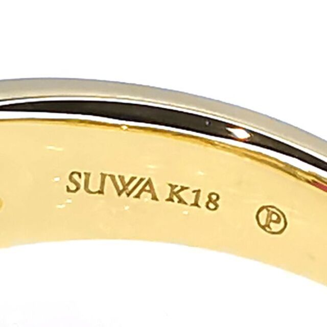 SUWA K18 ルビー ダイヤ リング スワ 諏訪貿易 定価77万 レディースのアクセサリー(リング(指輪))の商品写真