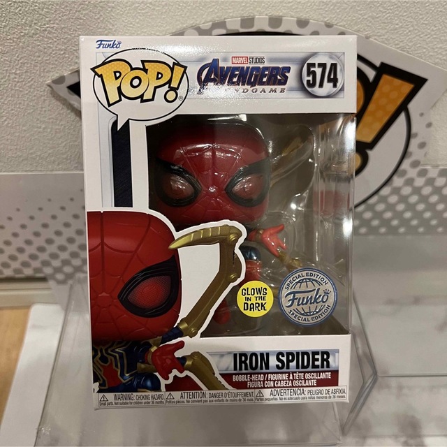 FUNKO POP!  スパイダーマン　アイアンスパイダー　蓄光限定版