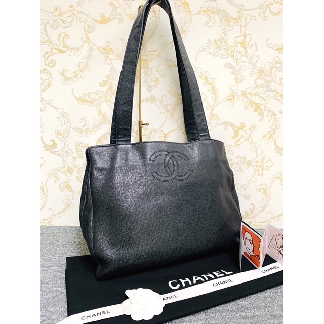 特価】 CHANEL - ✴︎美品 CHANEL シャネル ココマーク キャビアスキン