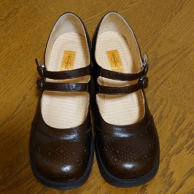 あしながおじさん(アシナガオジサン)のあしながおじさん　ダブルストラップ　パンプス レディースの靴/シューズ(ハイヒール/パンプス)の商品写真