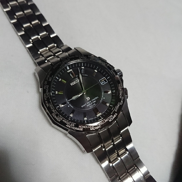 SEIKO【ブライツ】電波ソーラー・メンズ腕時計(チタン製)稼働品 | www