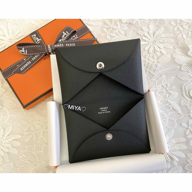 海外 正規品】 - Hermes 新品 エルメス カルヴィ カードケース 名刺