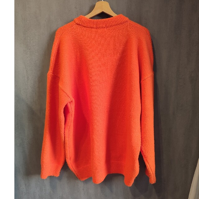 URBAN RESEARCH(アーバンリサーチ)のMODUE  mignon over round  knit　オレンジ　ニット レディースのトップス(ニット/セーター)の商品写真