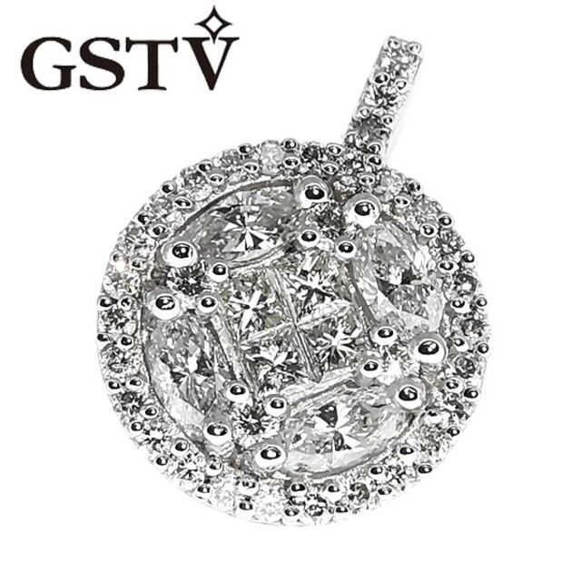 GSTV Pt950 ダイヤモンド ペンダントトップ 0.40ct 【超目玉】 51.0