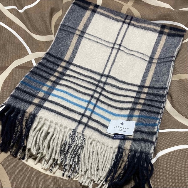 美品 BEGG&CO (ベグアンドコー) ストール CLASH-GREEN 美品 BEGG&CO (ベグアンドコー) ストール CLASH-GREEN