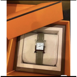 Hermes - 新品❣️正規エルメス腕時計Hウォッチ21cmベルトエトープ