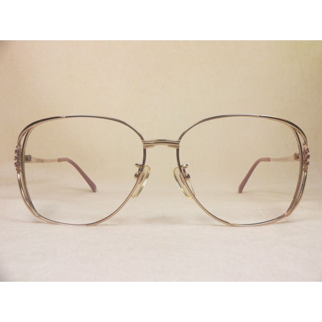 LONGCHAMP ヴィンテージ 眼鏡フレーム/ロンシャン 12金張 メガネ度入