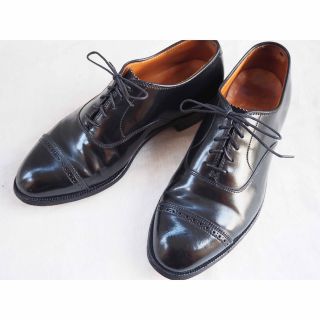 オールデン(Alden)のALDEN Black Cordovan Perforated Cap Toe(ドレス/ビジネス)