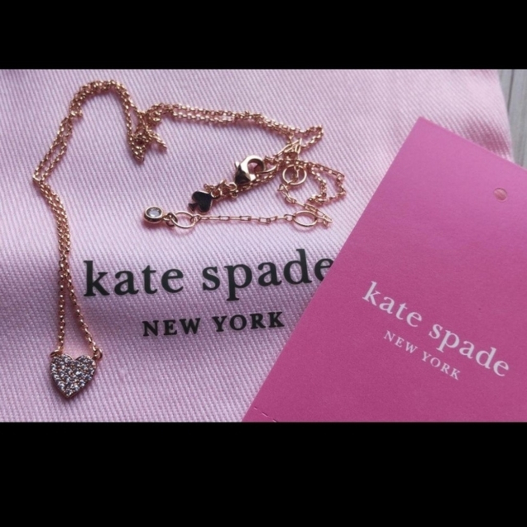 ネックレスケイトスペード　ネックレス　ハート　ペンダント　Kate spade