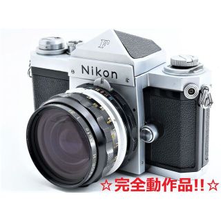 ニコン(Nikon)の#5002 ☆モルト交換済み☆ Nikon F アイレベル 28mm F3.5(フィルムカメラ)