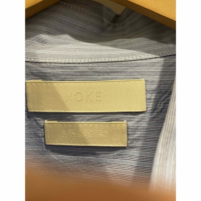 YOKE(ヨーク)の【YOKE】STRIPE OVERSIZED BIG POCKET SHIRT メンズのトップス(シャツ)の商品写真