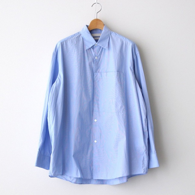 【YOKE】STRIPE OVERSIZED BIG POCKET SHIRT