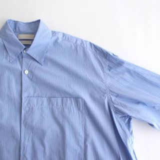 YOKE - 【YOKE】STRIPE OVERSIZED BIG POCKET SHIRTの通販 by m's shop